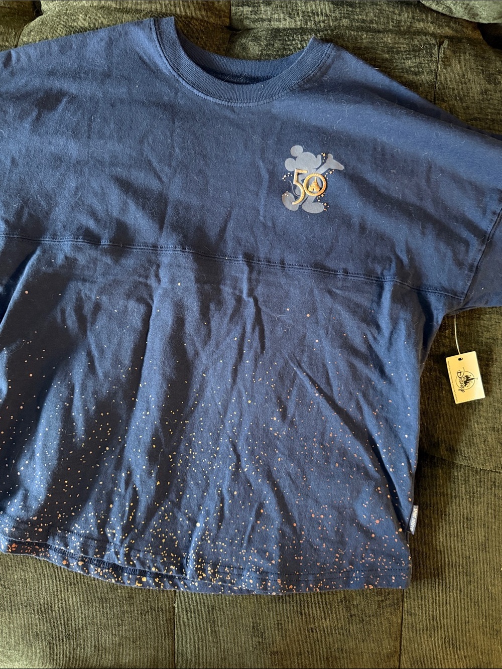 Walt Disney World kids spirit jersey 50th with Gold Logo